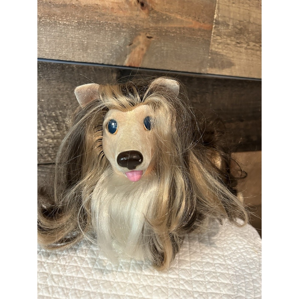 Vintage SWEETIE PUPS DOGS toy figure Hasbro 1989 Collie Lassie